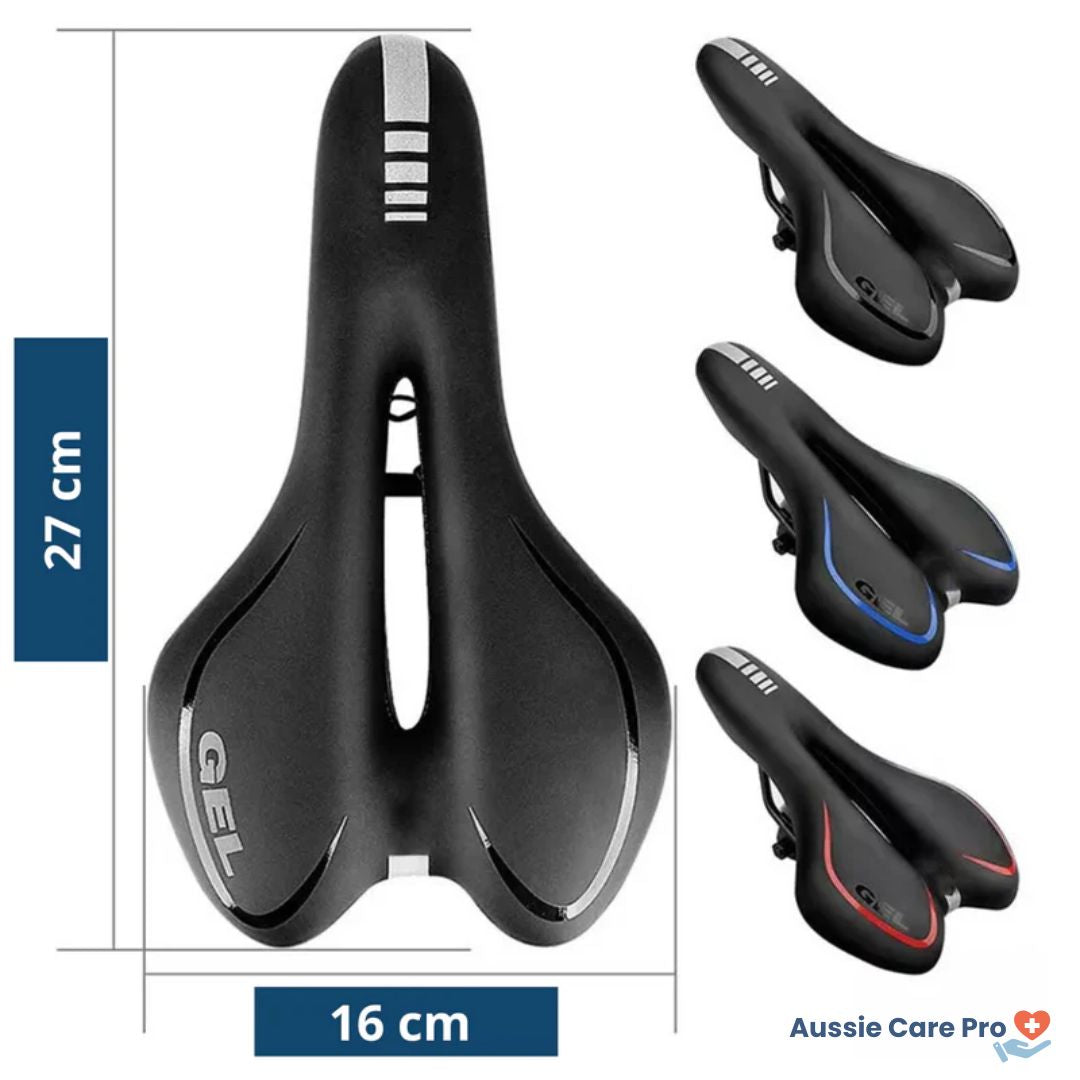 Comfortabel gel-fietszadel – Gelzadel met reflector