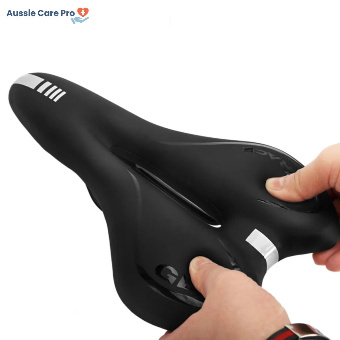Comfortabel gel-fietszadel – Gelzadel met reflector