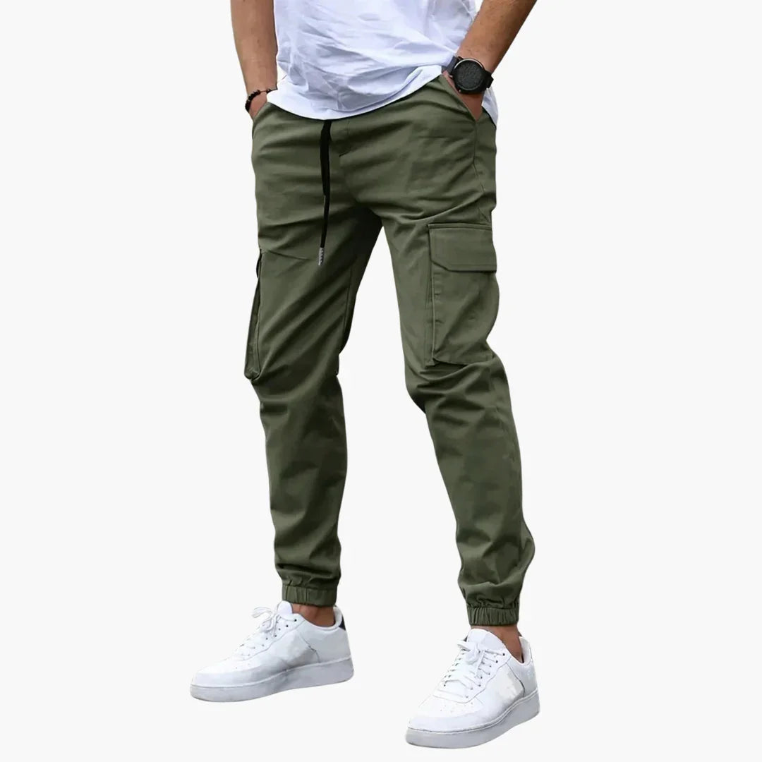 Comfortabele Cargo Joggingbroek voor Heren met Zakken Stijlvol