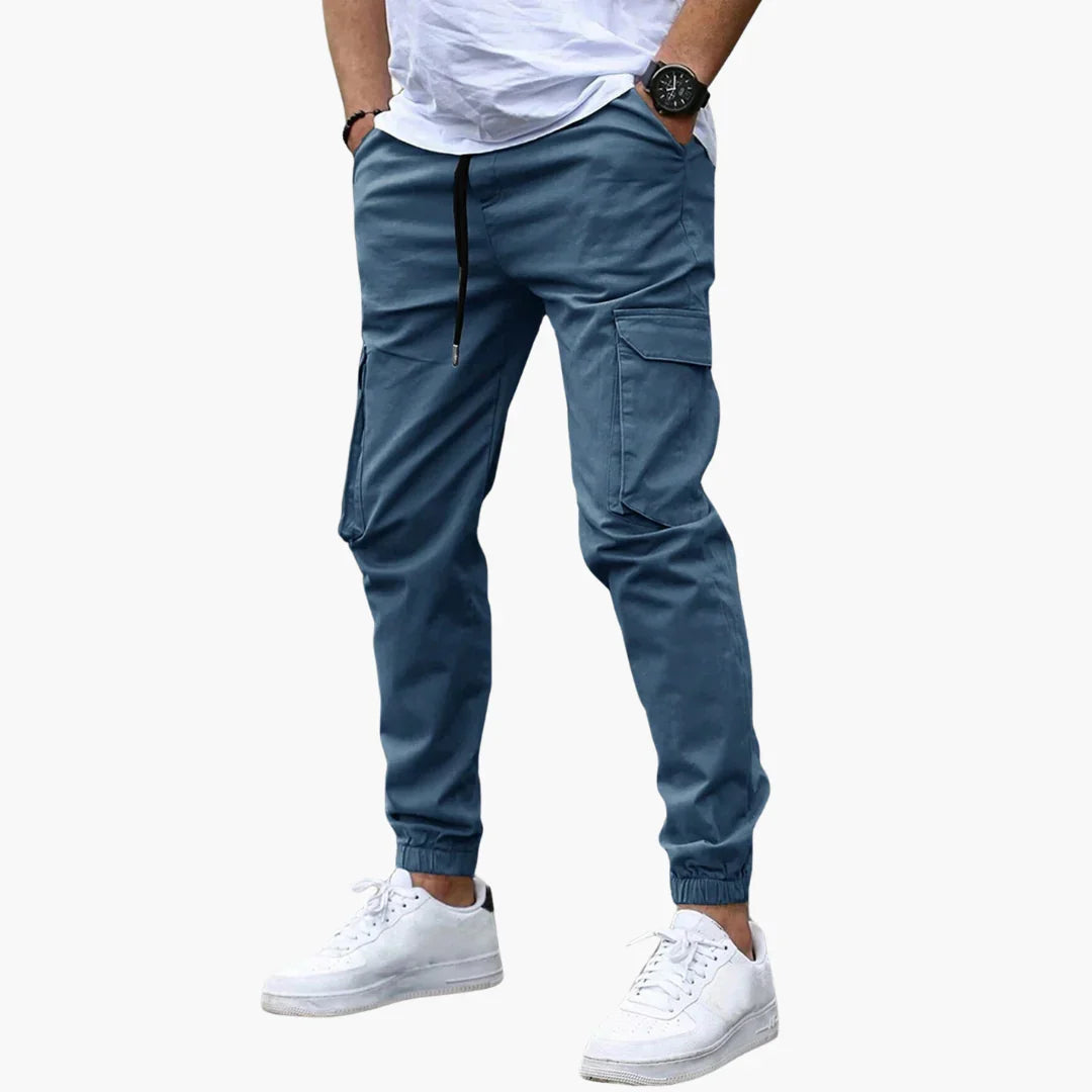 Comfortabele Cargo Joggingbroek voor Heren met Zakken Stijlvol