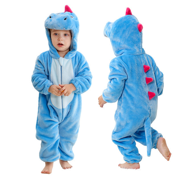 Comfortabele kinderjumpsuit met capuchon - zachte winterwarmte
