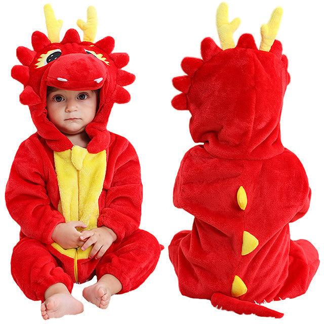 Comfortabele kinderjumpsuit met capuchon - zachte winterwarmte
