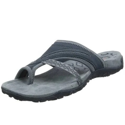 Comfortabele sandalen met gekruiste bandjes