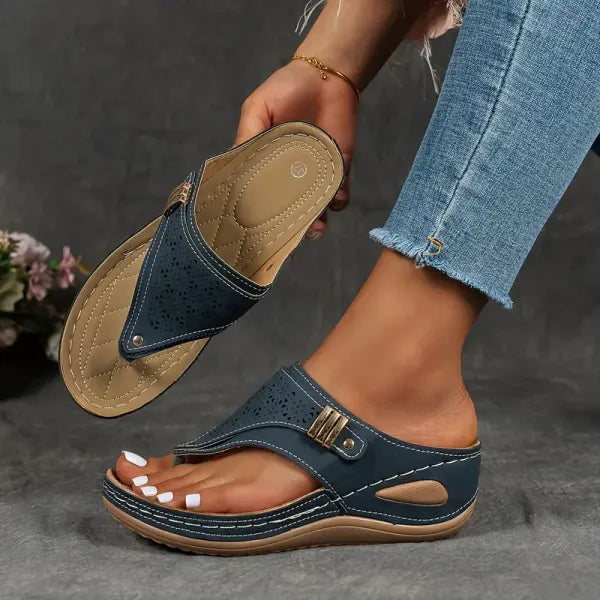Comfortabele sleehaksandalen voor dames