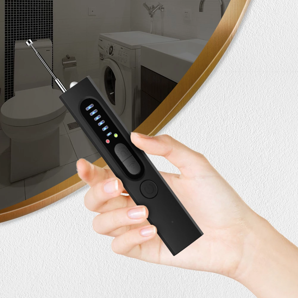 Compacte detector voor verborgen camera's en GPS-beveiliging