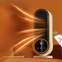 Compacte keramische mini-ventilatorkachel met afstandsbediening