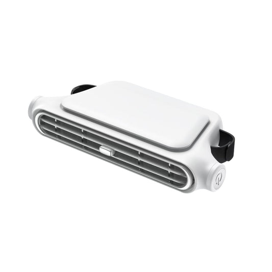 Compacte luchtreiniger en ventilator voor het autoventilatierooster met verstelbare lamellen voor dames en heren
