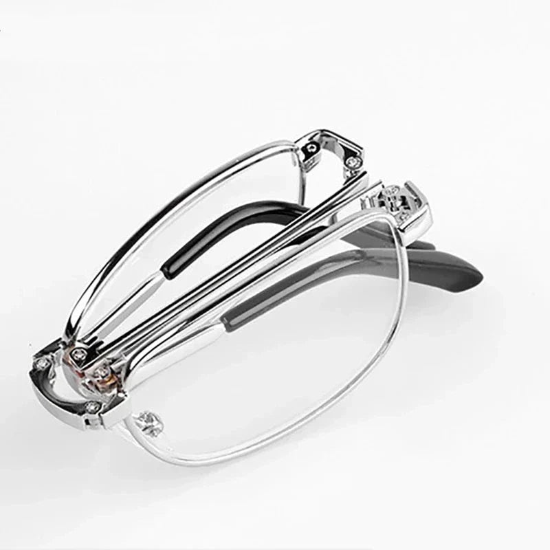 Compacte opvouwbare leesbril met etui