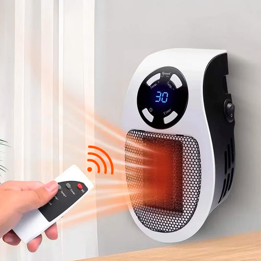Compacte USB-stopcontactventilatorkachel met energiezuinig ontwerp