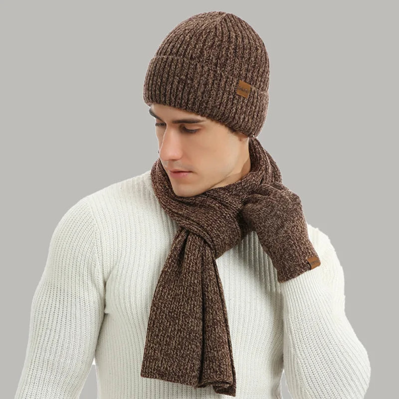 Coole winterset - met muts, sjaal en handschoenen