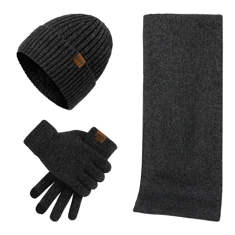 Coole winterset - met muts, sjaal en handschoenen