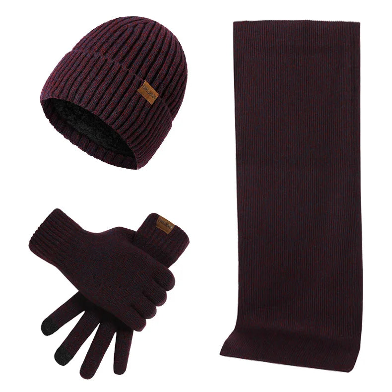 Coole winterset - met muts, sjaal en handschoenen