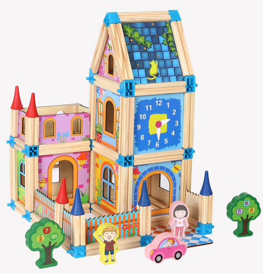 Creatieve houten constructieset voor kinderen