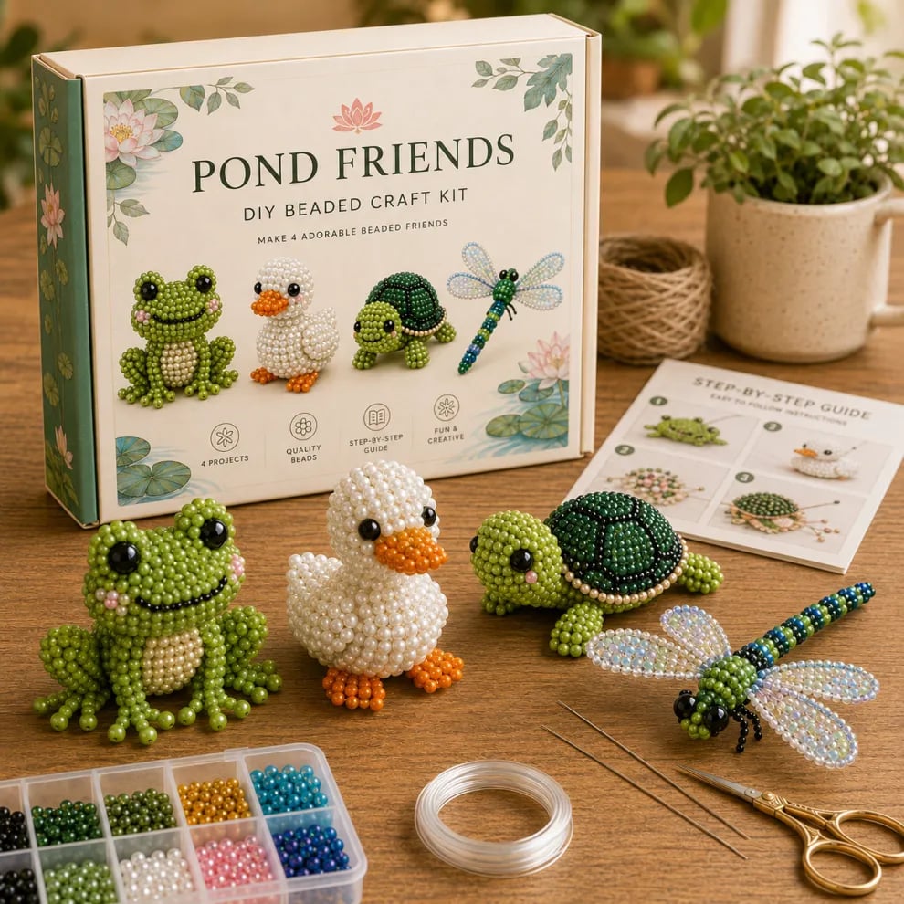 Creatieve kralenset – Maak vrolijke miniaturen