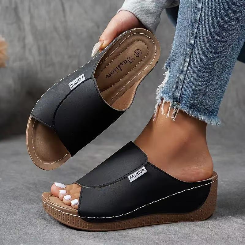 Dames mules met sleehak