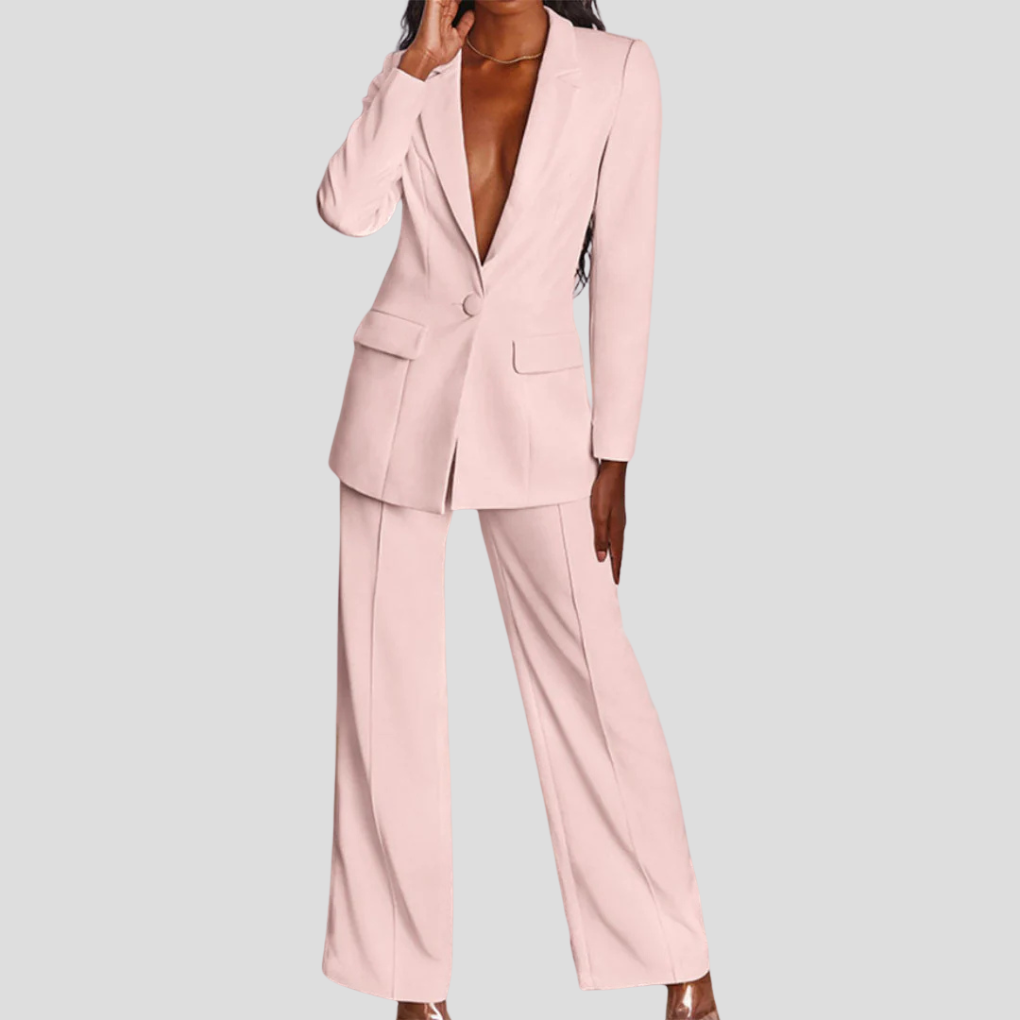 Dames set van blazer en broek
