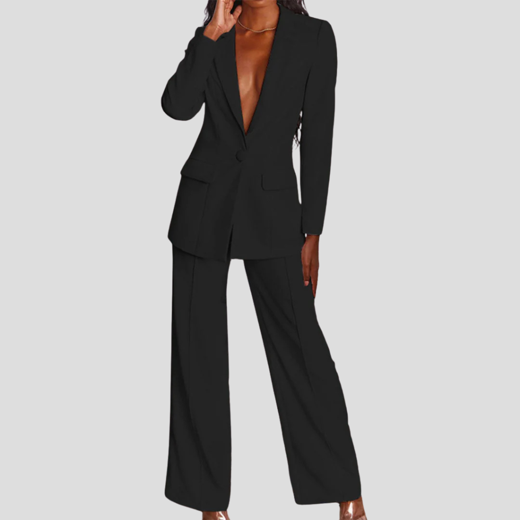 Dames set van blazer en broek