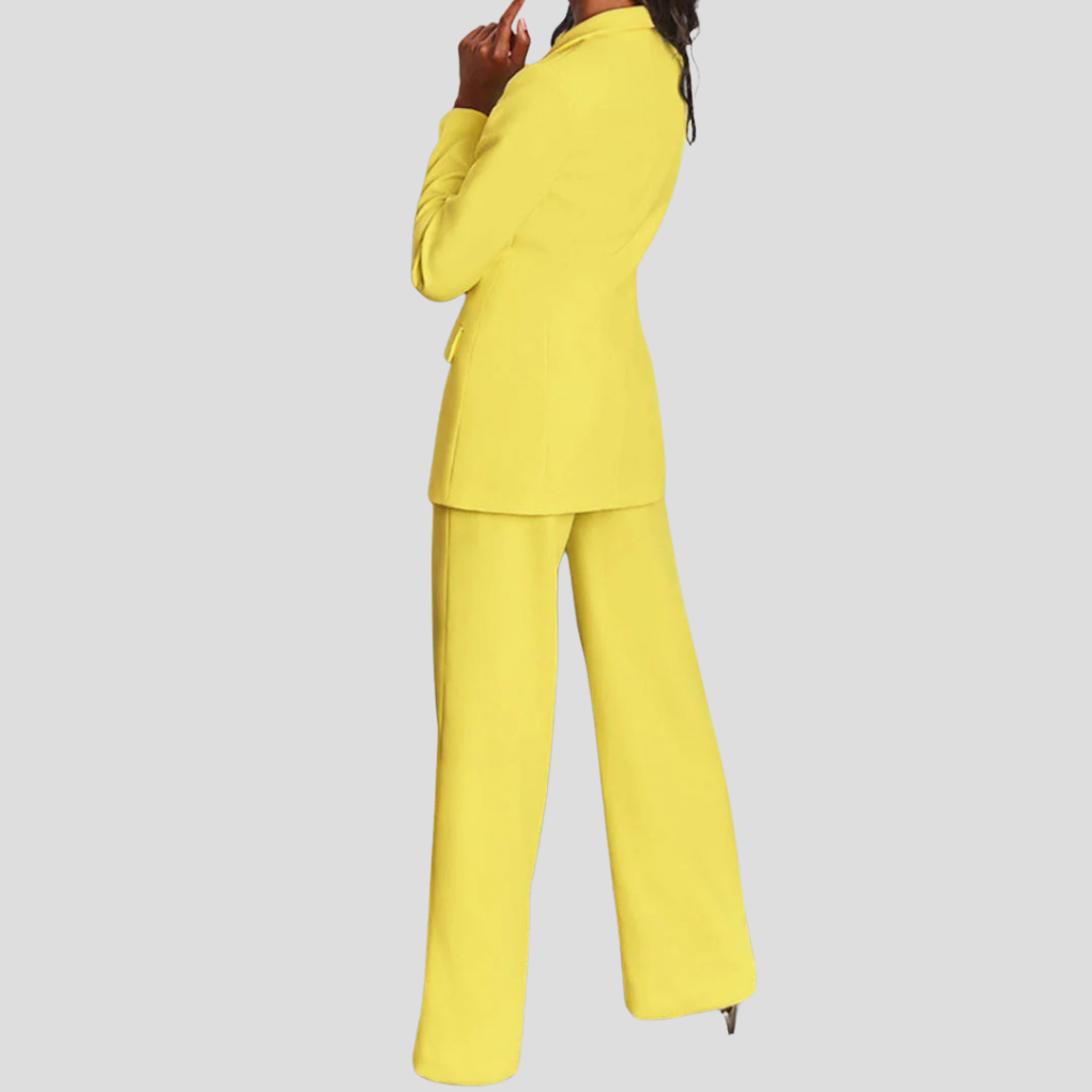 Dames set van blazer en broek