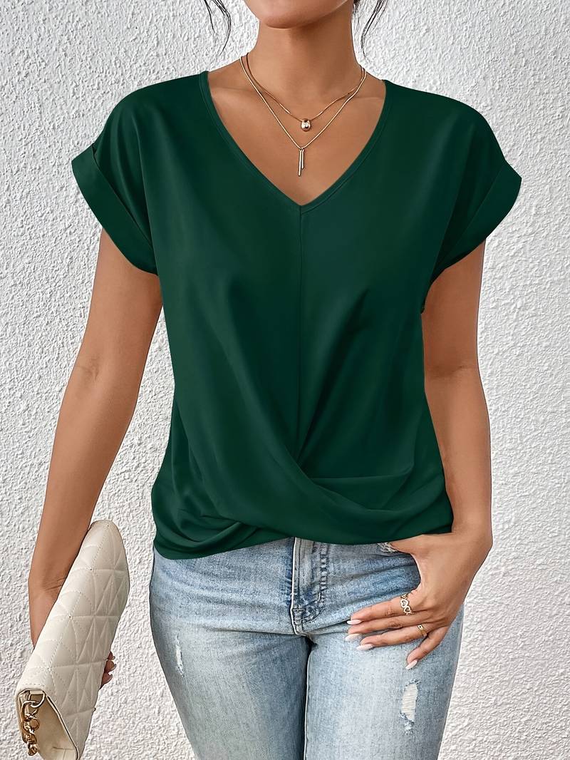 Dames-T-shirt met korte mouwen – Comfortabel & stijlvol voor elke dag