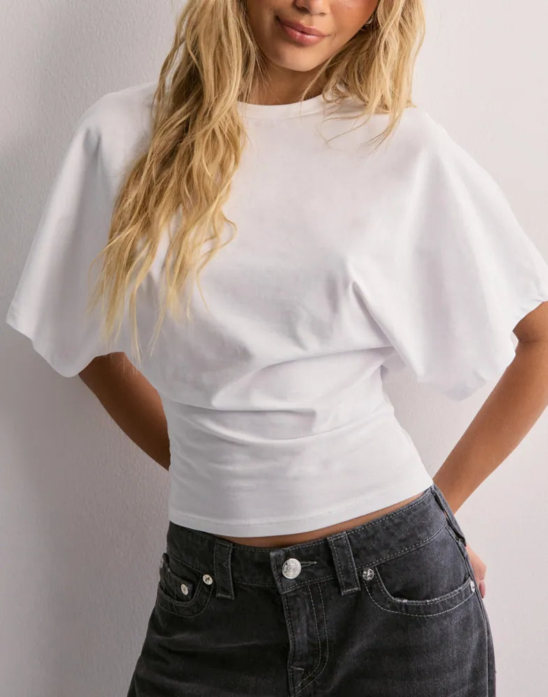 Dames T-shirt met wijde mouwen voor elke dag
