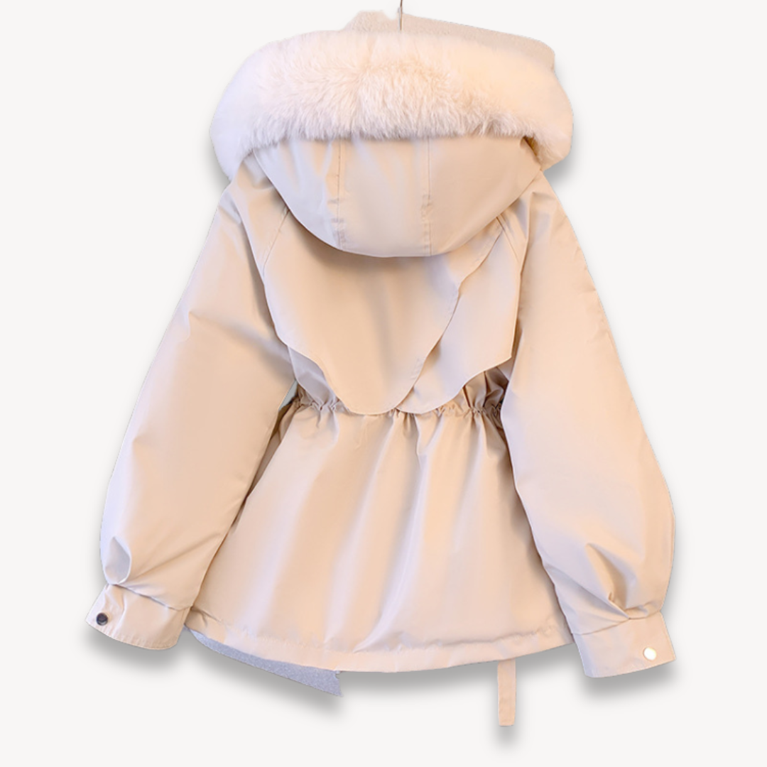Dames winterparka met afneembare capuchon