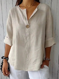 Damesblouse met knoopsluiting