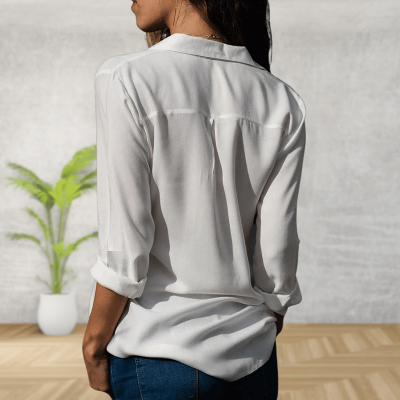 Damesblouse met knopen
