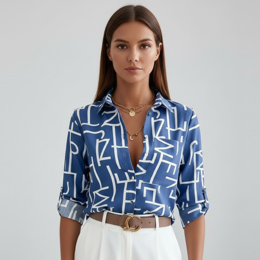 Damesblouse – Tijdloze Elegantie en Comfort
