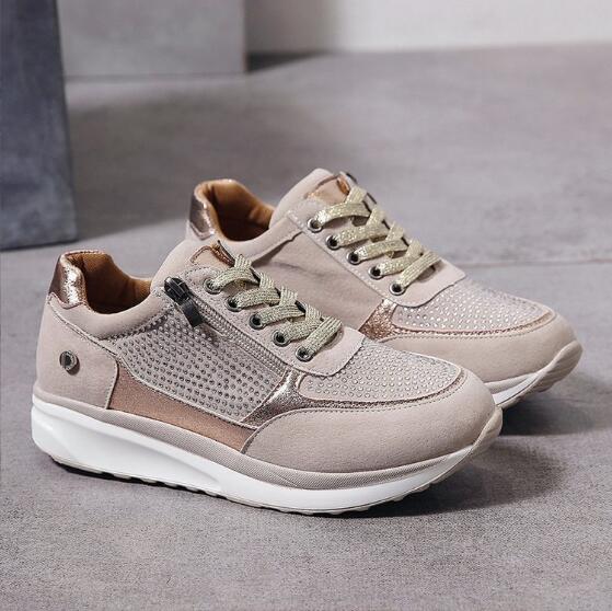 Damesneakers met gedempte zool