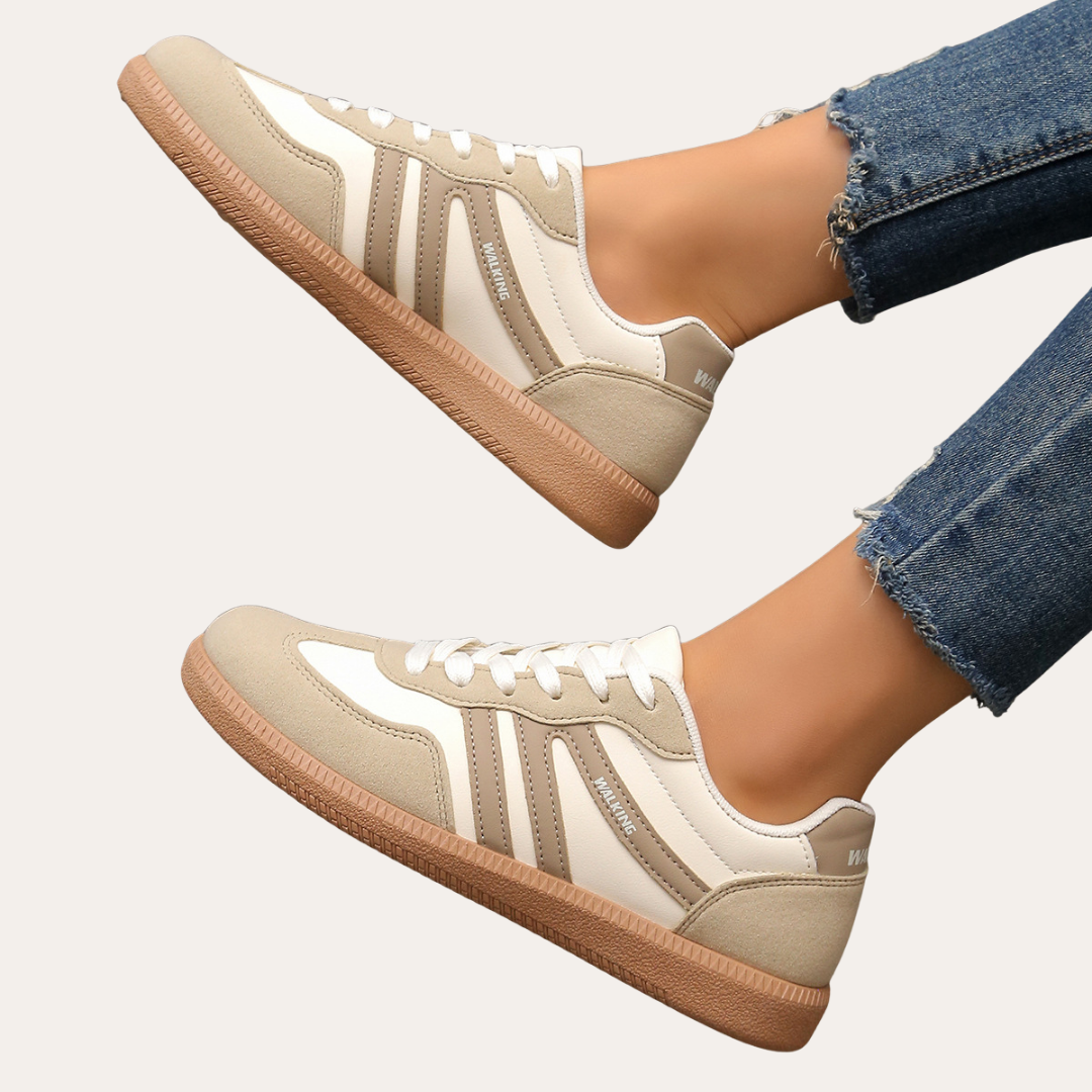 Damesneakers met voetboogondersteuning en comfortabele binnenzool