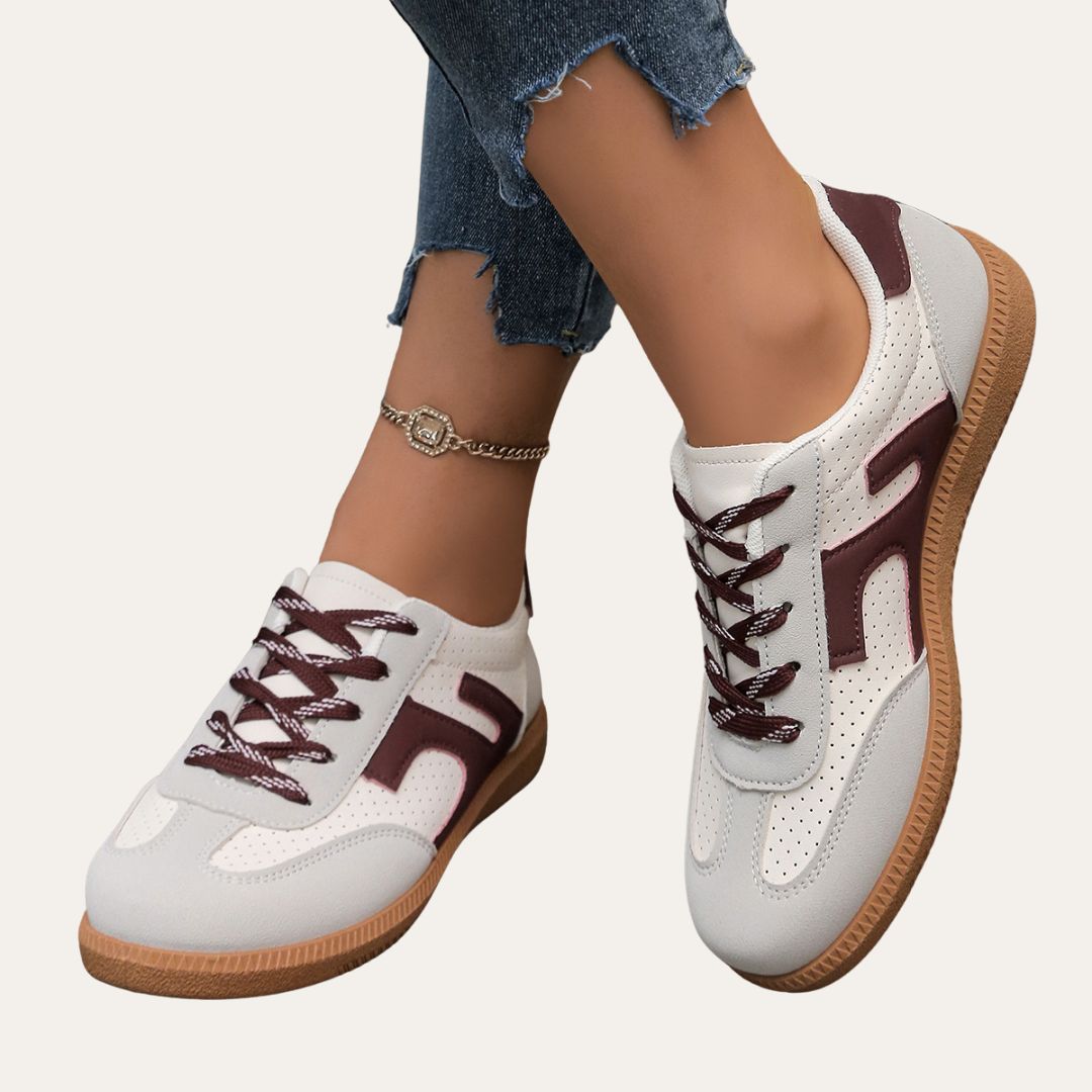 Damesneakers met voetboogondersteuning en comfortabele binnenzool