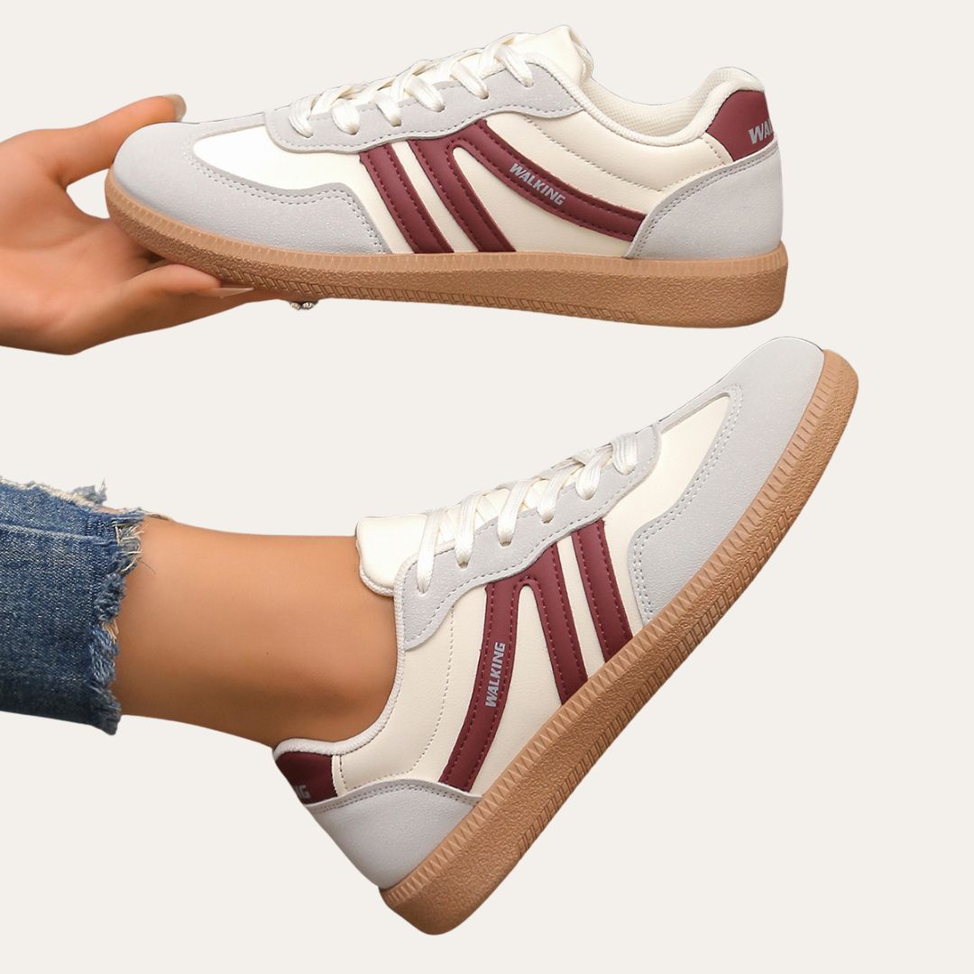 Damesneakers met voetboogondersteuning en comfortabele binnenzool