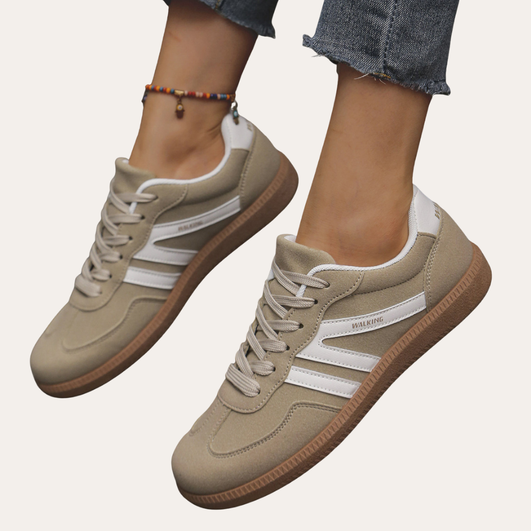 Damesneakers met voetboogondersteuning en comfortabele binnenzool