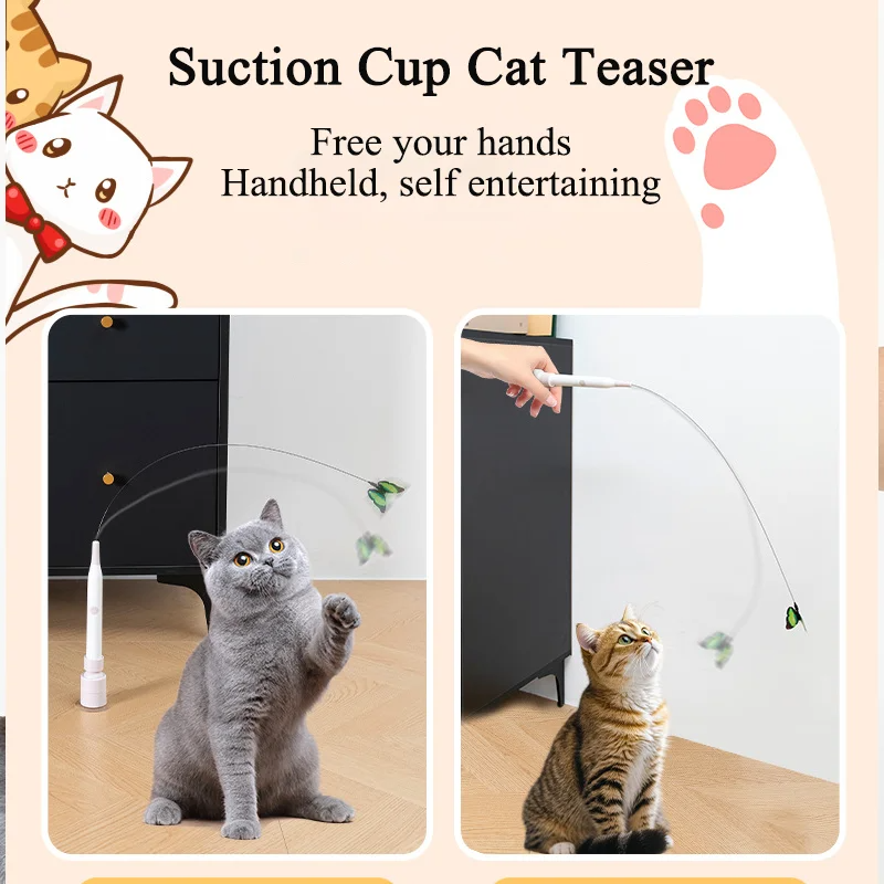 Dancing Butterfly: Interactieve speelse dansende vlinder voor katten