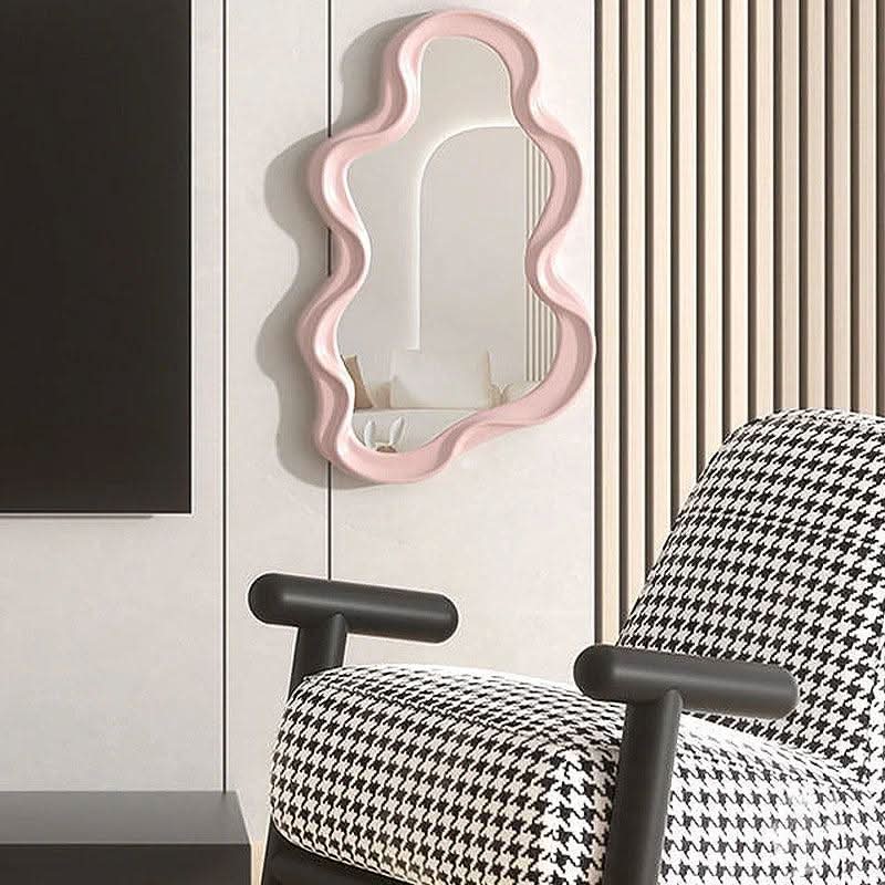 Decoratieve wandspiegel in wolkvorm voor in huis