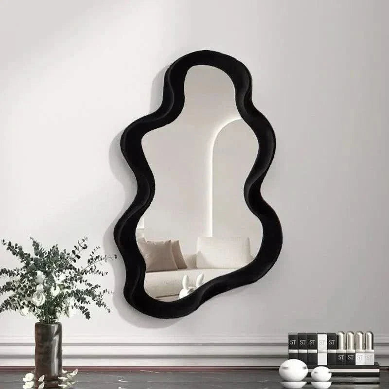 Decoratieve wandspiegel in wolkvorm voor in huis