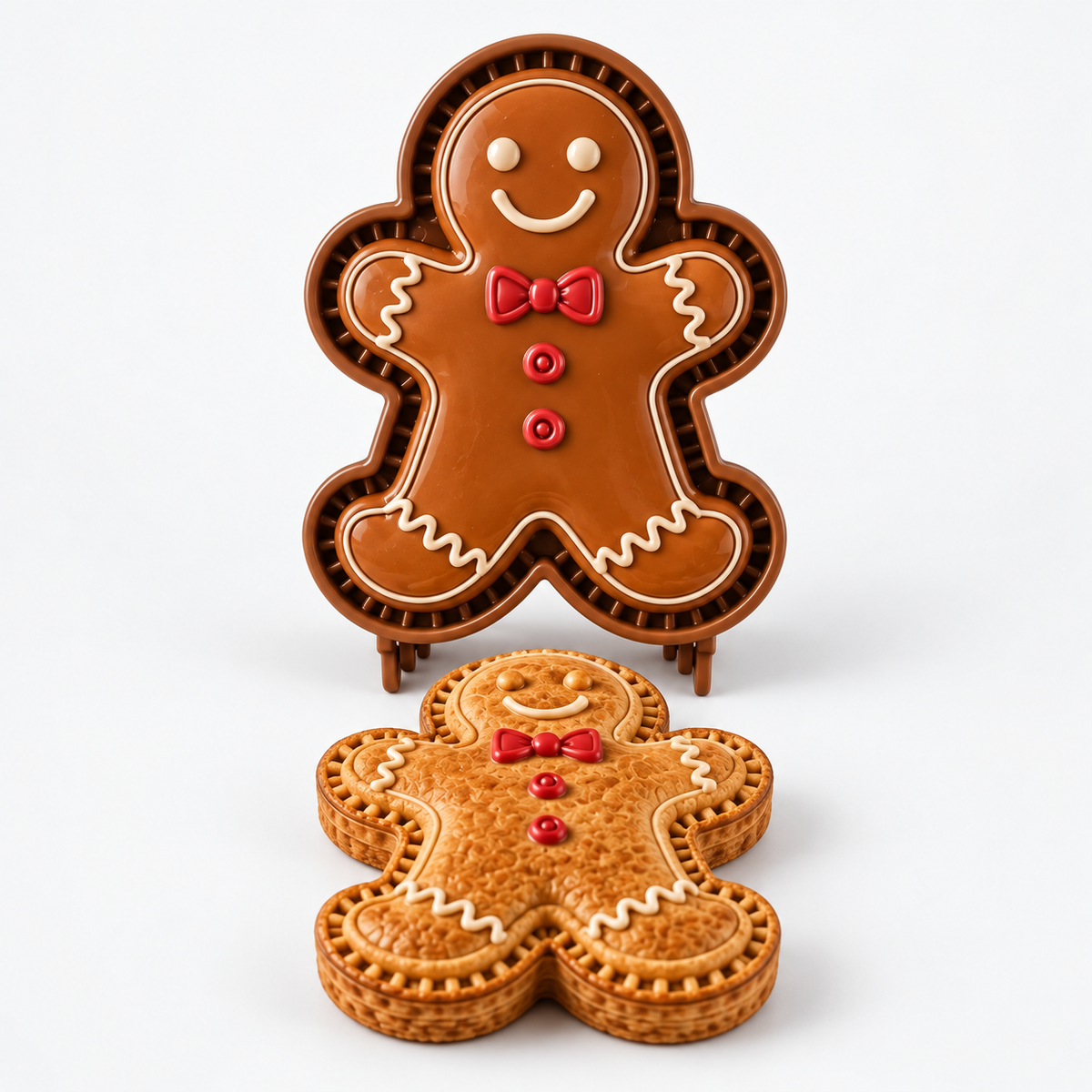 Deegvormpers voor handtaartjes in de vorm van een kerstman