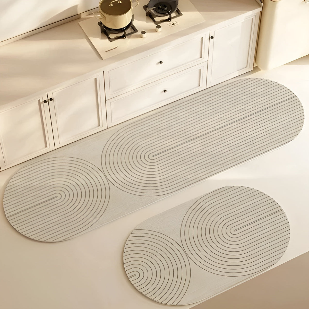 Diatomiet badmat – extreem absorberend, antislip & zacht