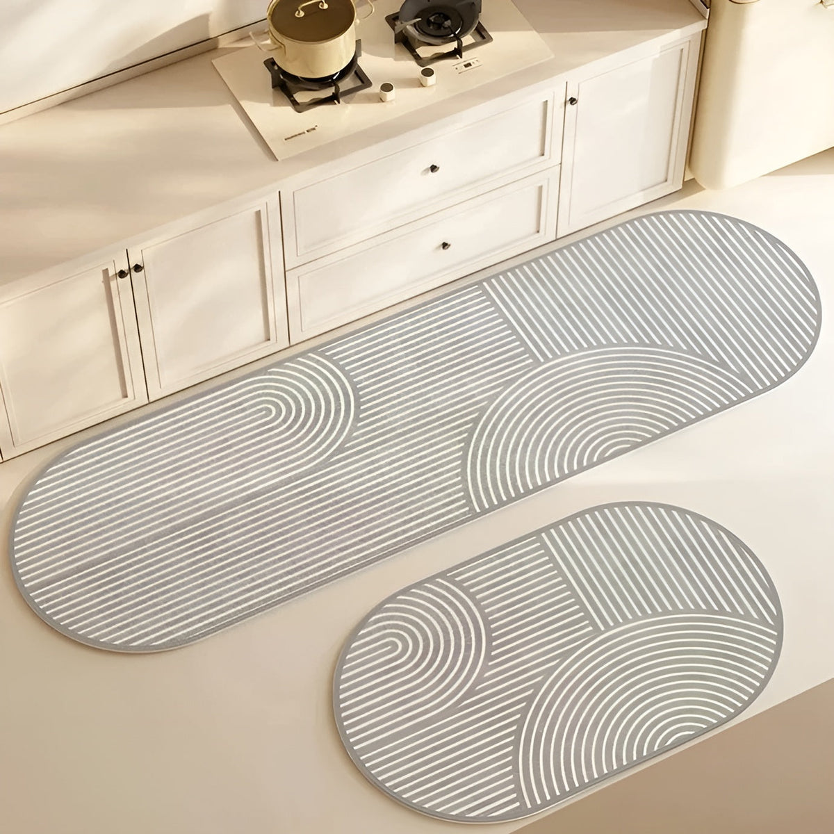 Diatomiet badmat – extreem absorberend, antislip & zacht