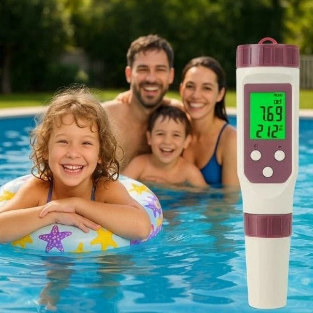 Digitale zwembadwatertester – slimme analyzer met app-ondersteuning