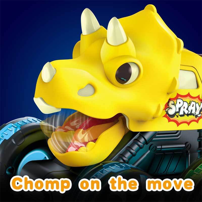 Dinosaurus monstertruck speelgoed met led-wielen voor kinderen
