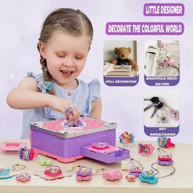 DIY 3D-stickers en sieraden knutselset voor kinderen