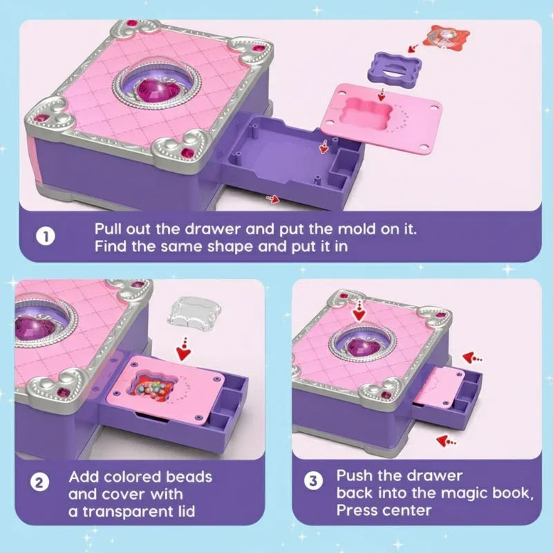 DIY 3D-stickers en sieraden knutselset voor kinderen