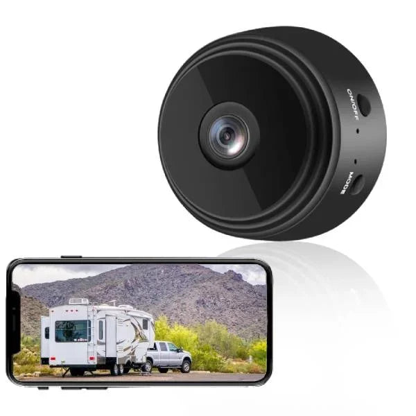 Draadloze Achteruitrijcamera | Full HD voor Camper, Vrachtwagen, Aanhanger | Zwart