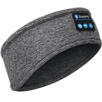 Draadloze Bluetooth Slaapkoptelefoon in Zachte Stoffen Hoofdband