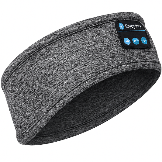 Draadloze Bluetooth Slaapkoptelefoon in Zachte Stoffen Hoofdband