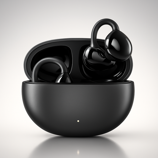 Draadloze Clip-On Bluetooth Oortjes - Open-Back met Helder Geluid