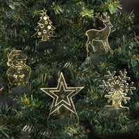 Draadloze led-figuren voor de kerstboom of het raam - inclusief afstandsbediening