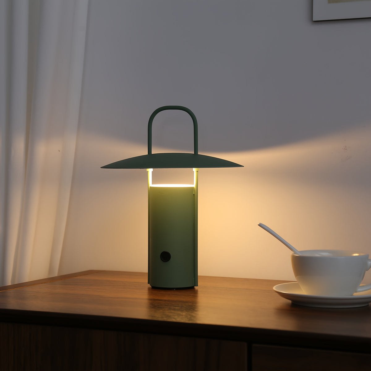 Draadloze led-touchlamp | Via usb oplaadbare metalen tafellamp