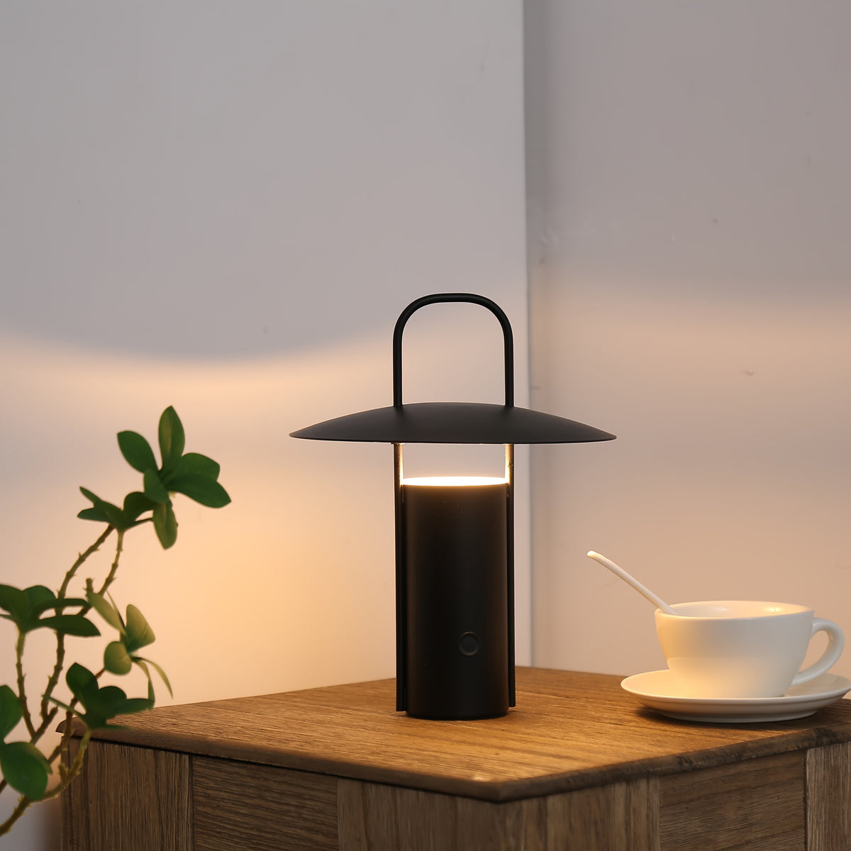 Draadloze led-touchlamp | Via usb oplaadbare metalen tafellamp